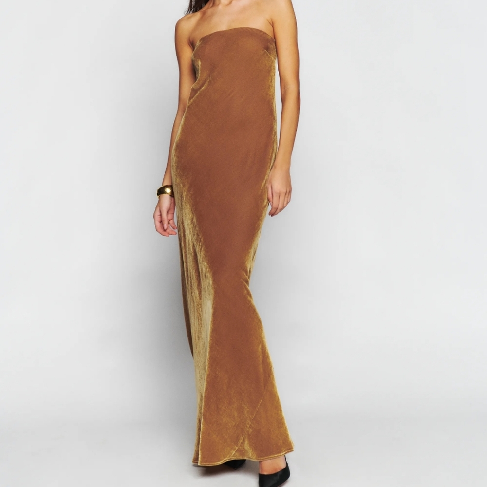 Reformation Sylvania Velvet Dress Brand new
